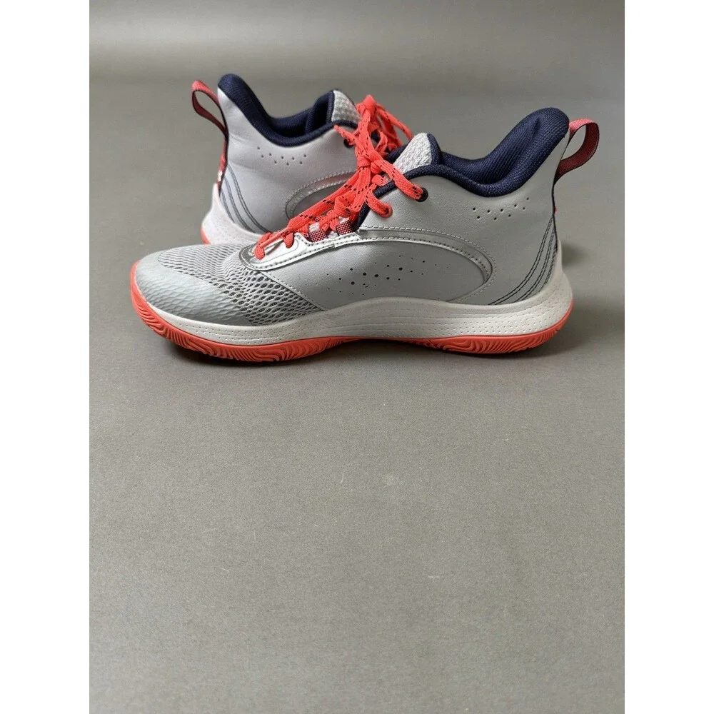 Under Armour Curry GS 3Z6 Gray Basketball Shoes Men's Size 8.5